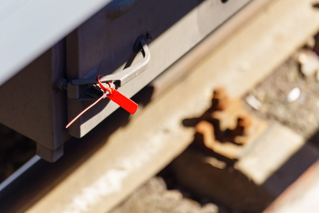 Plastic Seals can serve in securing a railcar